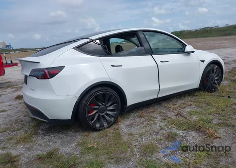 2022 Tesla Model Y Performance Dual Motor All-Wheel Drive из США, поврежденный, VIN 7SAYGDEF2NF327711